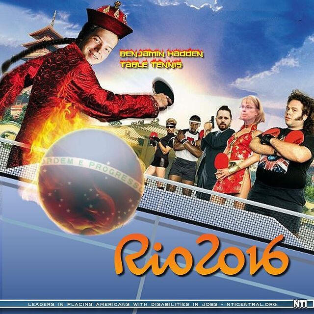 Benjamin Hadden, Table Tennis