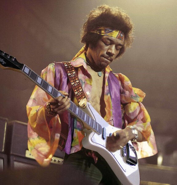 Jimi Hendrix Art Mockup for the Series I Goldfinch